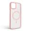 Чехол для Apple iPhone 15 Plus, Uniq MagCase, розовый, противоударный, панель-накладка с магсейф, ударопрочный TPU+PC, с магнитом MagSafe, поддержка полноценной беспроводной зарядки, ArmorStandart (ARM75290) - миниатюра 2