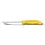 Кухонный нож Victorinox SwissClassic для стейка 12 см, волнистое лезвие, желтый (6.7936.12L8) - миниатюра 1