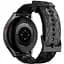 Ремінець для Samsung Galaxy Watch 6 40mm 6 44mm - чорний ширина кріплення 20мм силікон Watchbands Crag (W50-0WB32878075) - мініатюра 1