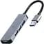 USB-хаб Cablexpert 4 ports Grey (UHB-U3P1U2P3-01) - мініатюра 1