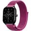 Ремінець нейлоновий на липучці BeWatch Xiaomi Amazfit BIP/GTS/GTR 20 мм Violet (1011341.3UW) - мініатюра 1