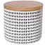 Ємність для зберігання МВМ My Home 450 мл (KP-122 S WHITE/WOOD) - мініатюра 1