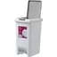Відро для сміття MBM My Home з кришкою та педаллю 10 л сіре (BIN-01 10L GRAY) - мініатюра 2
