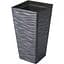 Горщик для квітів Form-Plastic Sahara slim квадро-35 49.9 л антрацит (3960-014) - мініатюра 1