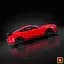Автомодель Bburago Ford Shelby GT500 1:32 червона (18-43050) - мініатюра 5