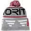 Шапка Favorite Pompon Hat 56 Gray Black Logo - миниатюра 4