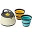 Набір посуду Sea to Summit Frontier UL Collapsible Kettle Cook Set, на 2 особи Різнокольоровий - мініатюра 1