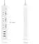 Подовжувач XiaomiXiaomi Power Strip (3 розетки + 3 USB-port) White (XMCXB01QM) (NRB4027CN) - мініатюра 2