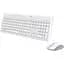 Комплект RAPOO 8210M Multi-mode Wireless Keyboard & Mouse Desktop Set white (13588) - мініатюра 3