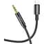 Кабель Hoco AUX UPA19 digital audio conversion cable Lightning Чорний - мініатюра 1