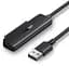 Кабель для під'єднання 2,5-дюймового SSD і HDD диска SATA-USB 3.0 UGREEN CM321 (5 Гбіт/с, 0.5 м). Black - мініатюра 2