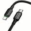Дата кабель Hoco X127 Exceed Type-C to Type-C 60W (1m) Black - миниатюра 6