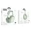 Беспроводные накладные наушники Hoco W55 Pleasing, BT5.4, AUX, TF, headphones, 800mAh, 90h, Green - миниатюра 2