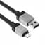 Кабель Baseus CoolPlay Series Fast Charging Cable USB to Lightning 2.4A 2m CAKW000501 Black - миниатюра 5
