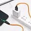 USB Cable Hoco X21 Silicone Type-C Black/Orange 1m - мініатюра 2