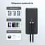 Повербанк 10000mAh Choetech B654 Black 22.5W QC3.0 PD3.0 вбудовані кабелі Type-C та Lightning (43-00147) - мініатюра 11