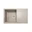 Кухонная мойка Adamant HORIZON avena 780x495x230 мм, с крылом 78 см - миниатюра 1