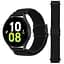 Нейлоновий ремінець Universal 20 mm Elastic Adjustment Samsung/Amazfit/Huawei Black - мініатюра 3