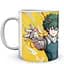Кружка GeekLand Моя геройская академия My Hero Academia Деку на желтом фоне MHA 02.550 330 мл белая - миниатюра 1