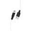 Кабель Hoco X21 Plus USB to Type-C 3A 1 м silicone silicone connectors черный+белый - миниатюра 1