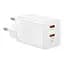Блок зарядное устройство для Baseus GaN5 Pro Wall charger 2 Type-C 40 W (CCGP180102) белый - миниатюра 1