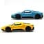 Автомодель TechnoDrive Maserati MC20 синій, жовтий (250950) - мініатюра 3