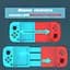 Джойстик блютуз геймпад беспроводной игровой контроллер для iOS Android черный - миниатюра 4