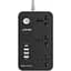 Мережевий подовжувач LDNIO 3x220V і 3xUSB-A і 1xUSB-C 2 м - мініатюра 1