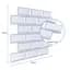 Декоративна ПВХ плитка Sticker Wall на самоклейці 300х300х5мм Цегла СПП-501 SW-00000665 - мініатюра 3
