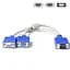 Перехідник VGA M to 2 VGA F 10 cm Atcom (10800) - мініатюра 1