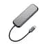 Мультипортовий адаптер USB Хаб Baseus Multi-functional HUB Type-C to 3xUSB3.0+HDXiaomi+PD CAHUB-RT0G Deep Grey - мініатюра 3