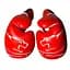 Перчатки боксерские Power Play PP 3018, Red - 16 унций - миниатюра 4