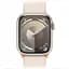 Смарт часы Apple Watch Series 9 GPS 41mm Starlight Aluminum Case w. Starlight S. Loop (MR8V3) - миниатюра 2