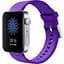 Силіконовий ремінець BeCover для Xiaomi Mi Watch / Garmin Vivoactive 3S / 4S / Venu 2С / Canyon CNS-SW71SS / Mobvoi TicWatch C2 / Withings Activite Steel / Huawei Honor S1 Purple (704519) - мініатюра 1