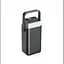 Зовнішній акумулятор Power Bank LENYES PX492D, 40000 мА·год, швидка зарядка PD 22.5W, RGB підсвітка, чорний - мініатюра 1