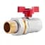Кран кульовий "Американка" SD Plus прямий 1/2" ВЗ SD220W15 - мініатюра 1