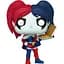 Фигурка Funko Pop DC Харли Квинн Harley Quinn with Pizza 10 см FP DC HQ 452 - миниатюра 2