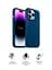 Силиконовый чехол для Apple iPhone 14 Pro, ICON2 Case, синий, противоударный, панель, защита всего корпуса, матовая поверхность Soft Touch, выступает над дисплеем, совместим с защитными стеклами и пленками, с микрофиброй, ArmorStandart (ARM63603) - мініатюра 3