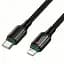 Дата кабель Hoco X127 Exceed Type-C to Lightning PD30W (1m) Black - мініатюра 5