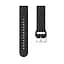 Ремінець для Samsung Galaxy Watch 4 Classic 42mm - чорний ширина кріплення 20мм силікон Watchbands Twist (W30-1WB62202667) - мініатюра 3