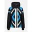 Куртка CMP Women's Geometric Patterned Ski Jacket Black/Blue M (1097-32W0256-U901 40) - мініатюра 4