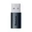 Перехідник USB 3.1 M to USB-C F blue Baseus (ZJJQ000103) - мініатюра 3