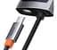 Мультипортовий адаптер USB Хаб Baseus Baseus Metal Gleam Series 4-in-1 Multifunctional Type-C HUB Docking - мініатюра 2