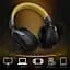 Навушники Ajazz AHM08 MAX 3-Mode Black (AHM08-MAX-BGY) - мініатюра 7