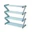 Полиця для взуття на 4 секції блакитний стелаж етажерка для взуття Shoe Rack 4 - мініатюра 2
