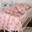Комплект постільної білизни MirSon Бязь 20-0028 Little girl Teddy 110х140 рожевий (2200010266450) - мініатюра 2