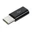 Переходник Type-C (M) - microUSB 2.0 (F), черный, Patron (PN-MIC -Type-C) - миниатюра 1