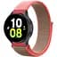 Ремінець нейлоновий на липучці BeWatch для Samsung Galaxy Watch 4/5/6 Бежевий (1011353.3UW) - мініатюра 1