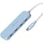 USB-хаб j5create JCH345EC-N USB-C на 4 USB-C, голубой (JCH345EC-N) - миниатюра 1
