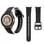 Браслет Double Line для Samsung Galaxy Watch 6 Classic 43mm 6 Classic 47mm - черно-белый ширина крепления 20мм силикон Watchbands (W12-6WB14749150) - миниатюра 5